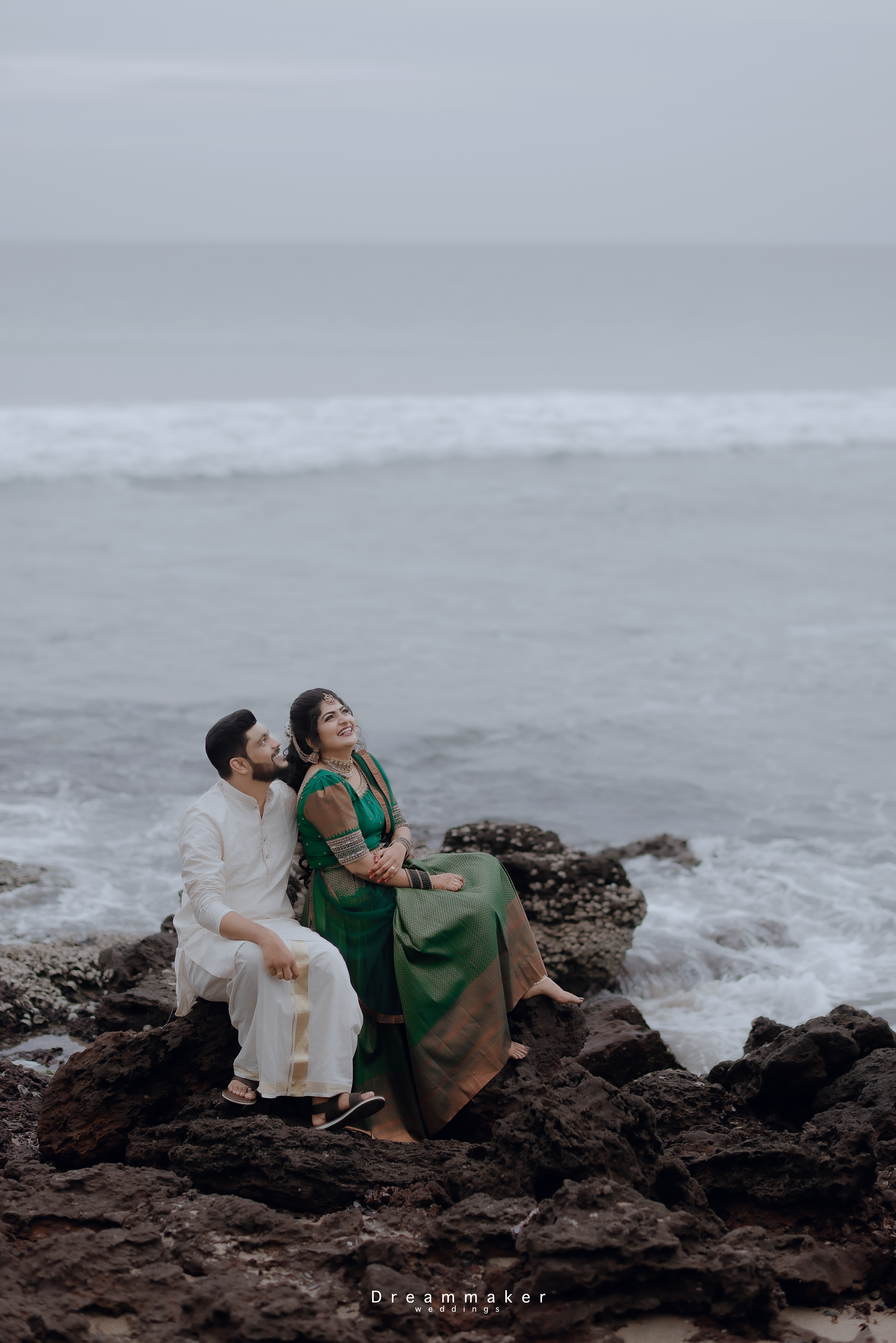 Cinematographer filming wedding story