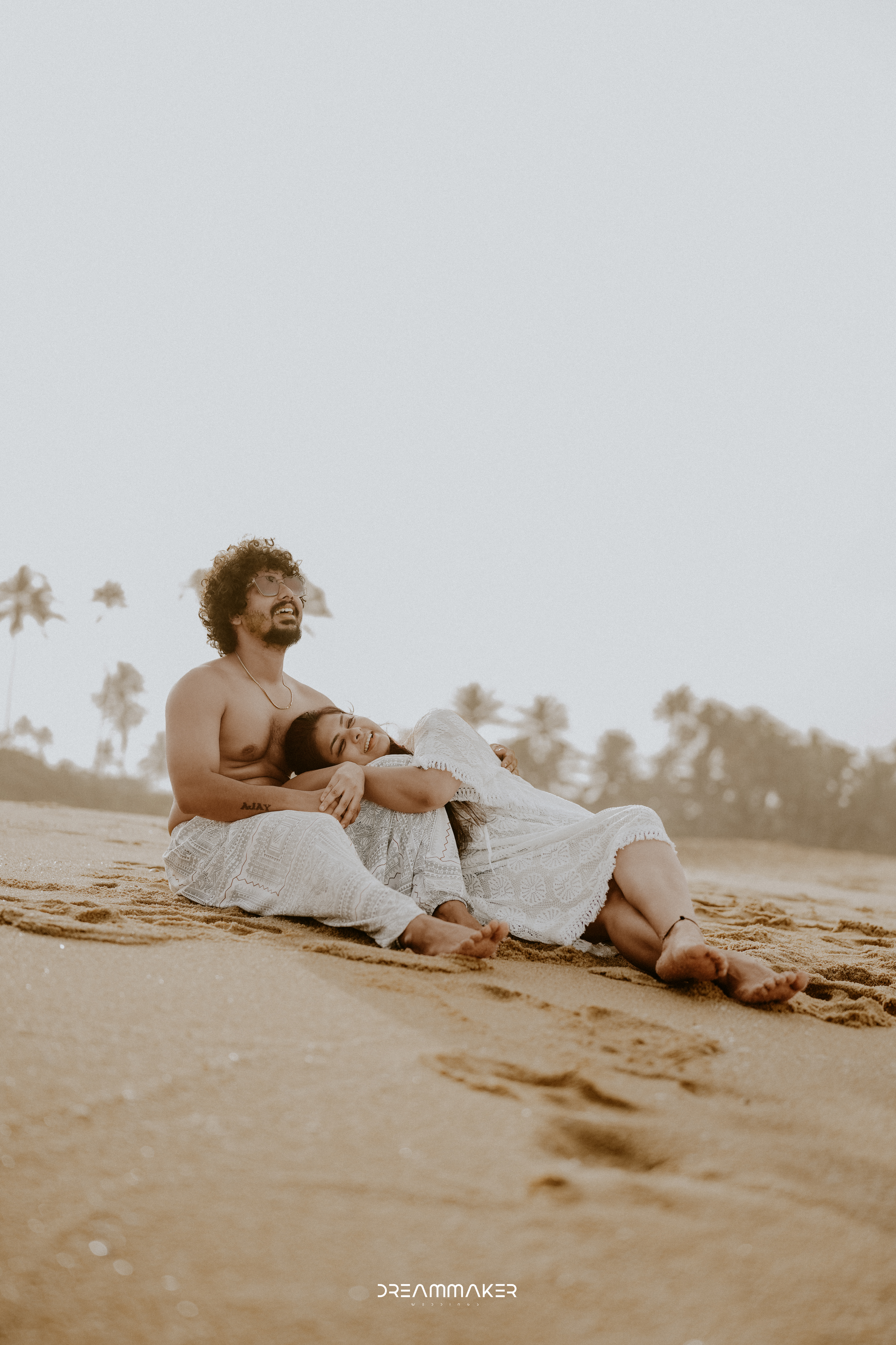 Pre-wedding shoot in natural setting